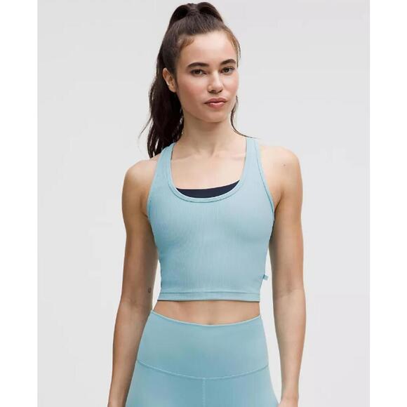 lululemon athletica Tops - NWT Lululemon Power Pivot Training Tank Top - Washed Blue - Size L